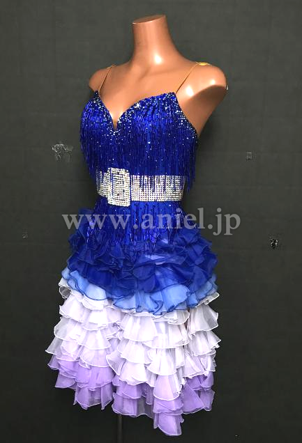 L3844・ロイヤルブルー&紫※試着不可