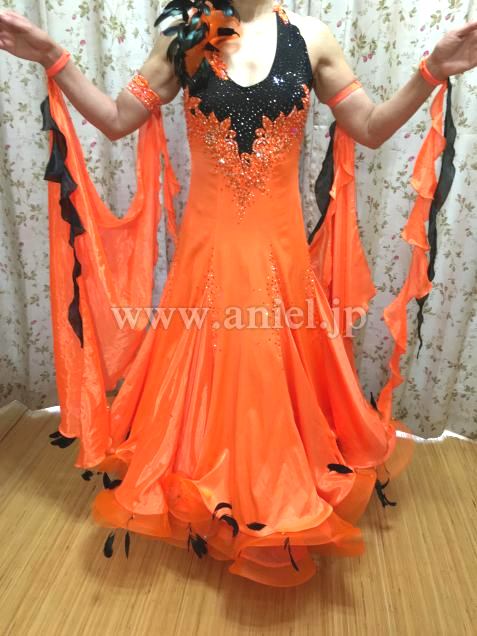 M3634・オレンジ&黒