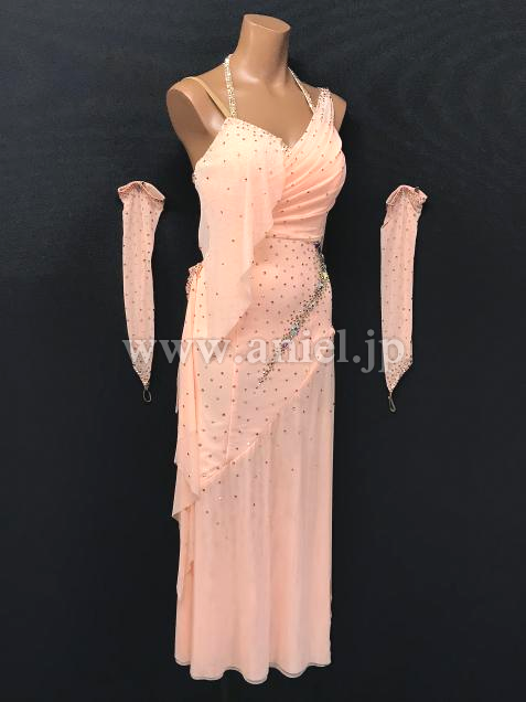 L6285・【チャコット】アプリコットルンバドレス