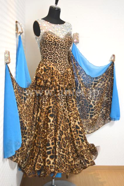 M3110・豹柄&ターコイズブルー