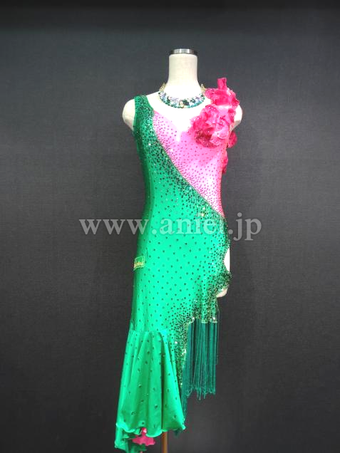 L2268・【Michelini】グリーン&ピンク