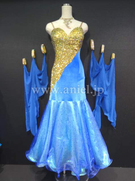 M3119・【Michelini】ブルー&ゴールド