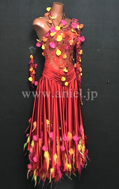 M8689・赤&オレンジ