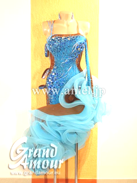 L1538・【Grand Amour】水色&ベージュ