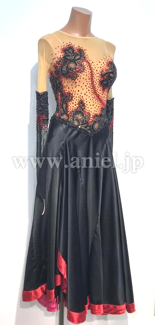 L6290・黒&赤パソドレス
