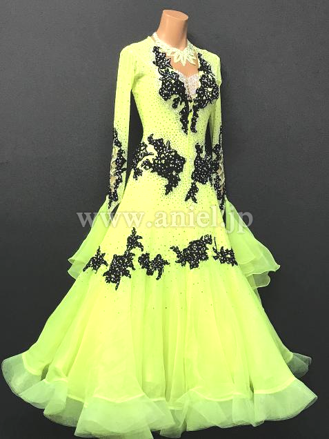 M7129・【タカダンス】黄緑&黒