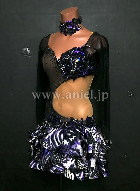 AL6271・【チャコット】黒&紫