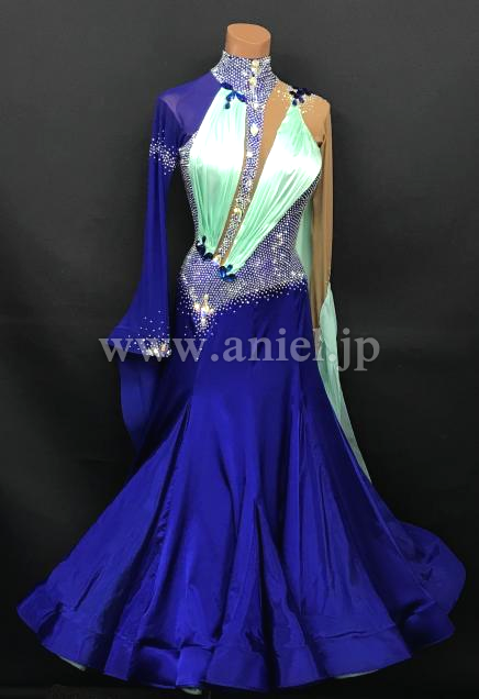 M8070・【sapiel】ペパーミント&ロイヤルブルー