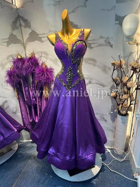 BM9281・紫&ゴールド※試着不可