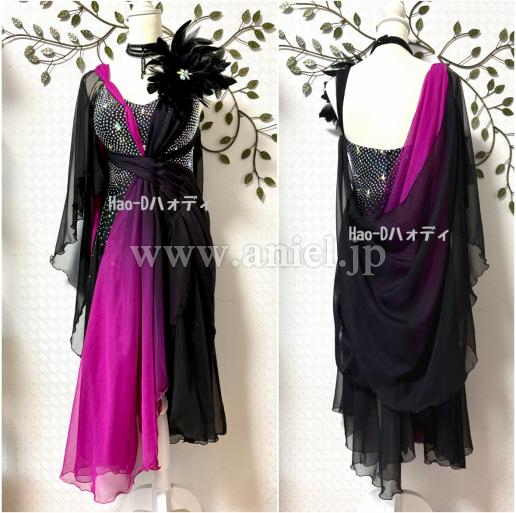 AL7462・黒&ピンク