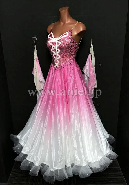 BM8027・ピンク&白