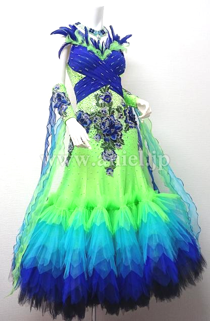 M5960・【Silvia Design】青&緑