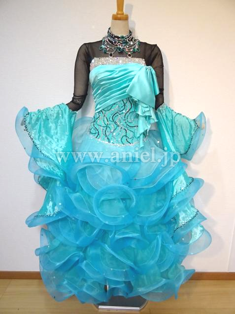 M4480・【半額セール】水色&黒※試着不可