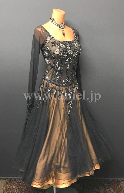 M7007・【チャコット】黒&ゴールド