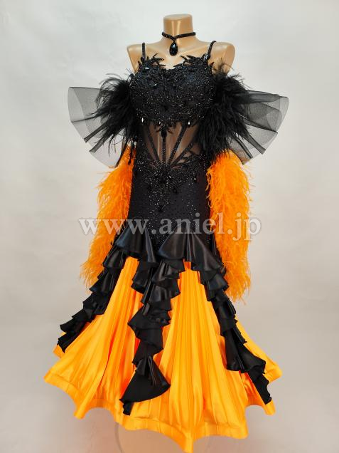 BM9282・【NAZAR】ブラック&オレンジ※試着不可