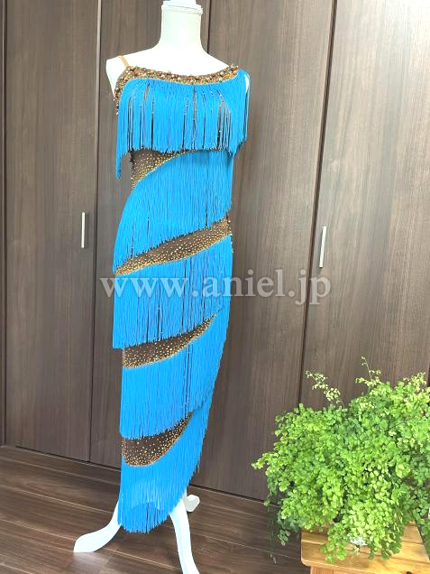 L5953・青&ブラウン※試着不可