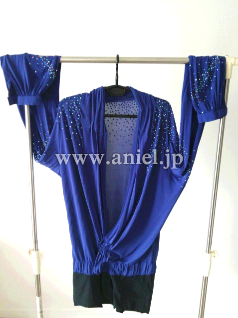 L1847・青ラテンシャツ・※試着不可