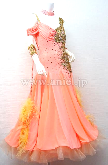 M6019・サーモンピンク※試着不可