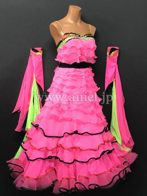 M7252・ピンク&緑