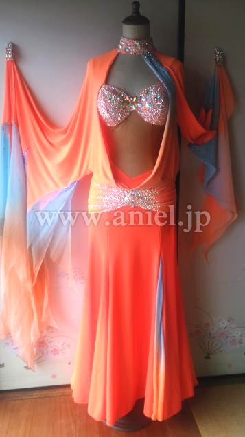 M4503・オレンジ&青