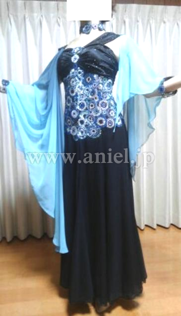 M3673・黒&ブルー