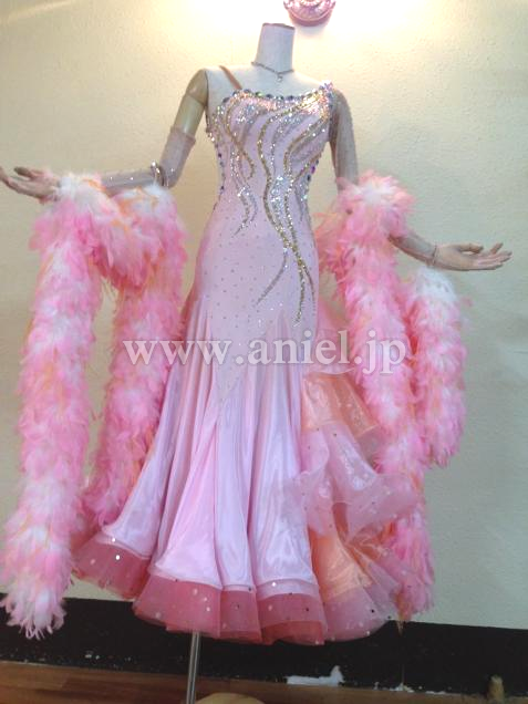 M2523・ピンク&羽根