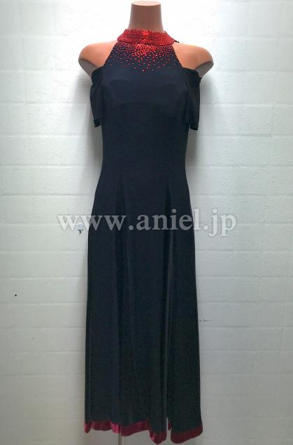 L7135・赤&黒パソドレス※試着不可