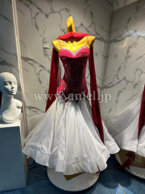 BM9295・ワインレッド&白※試着不可