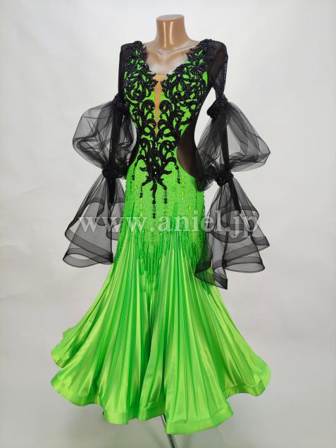 M8730・【NAZAR】ブラック&ライトグリーン※試着不可