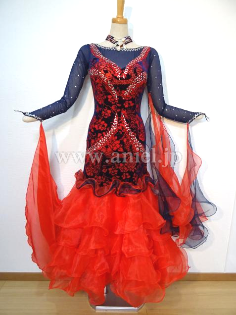 M4529・赤&紺※試着不可