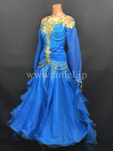 M8093・【GH】水色&ゴールド