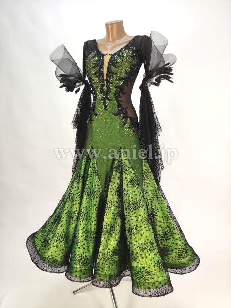 M7257・【NAZAR】緑&黒※試着不可