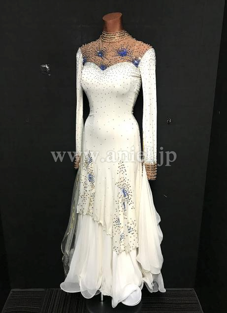 B130・【Chrisanne】白&青※試着不可