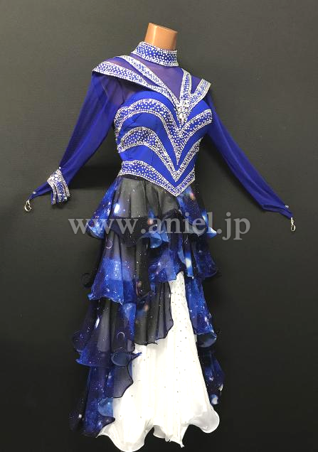 M7290・青&柄※試着不可