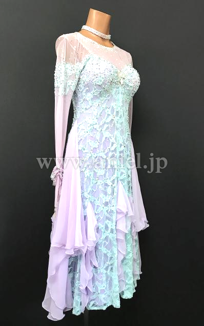 M7306・ラベンダー&水色※試着不可