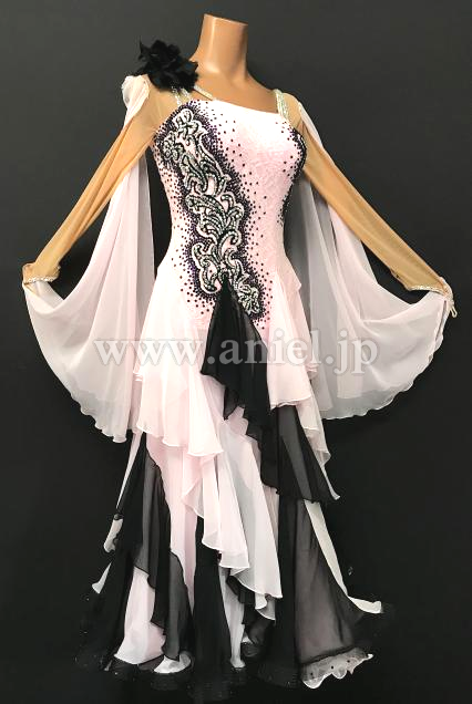 M7302・ベビーピンク&黒※試着不可