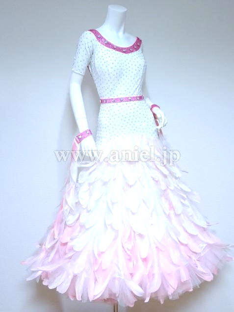 M5874・白&ピンク