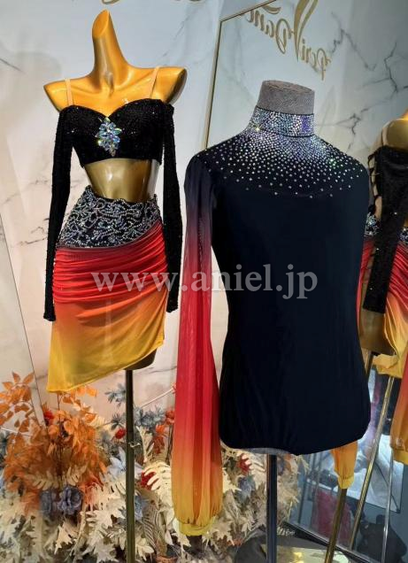 A99・黒&赤&黄ペア