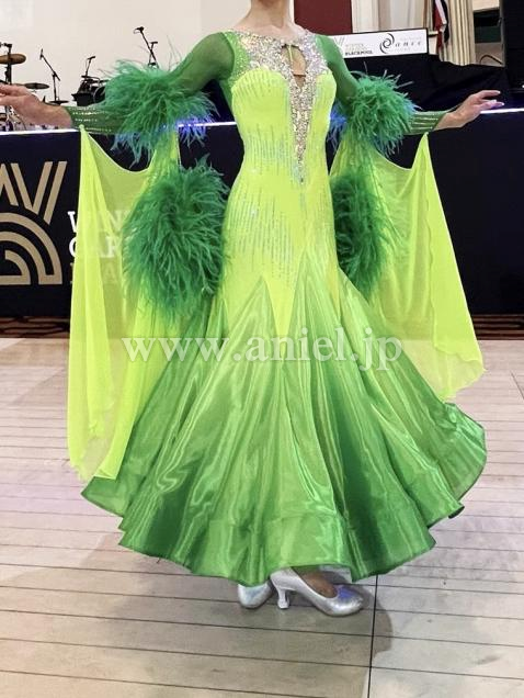 BM9308・黄緑&緑※試着不可