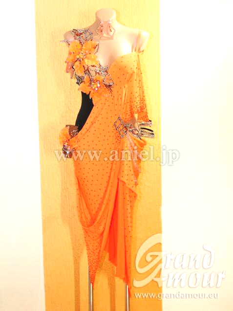 L2313・【Grand Amour】オレンジ&黒