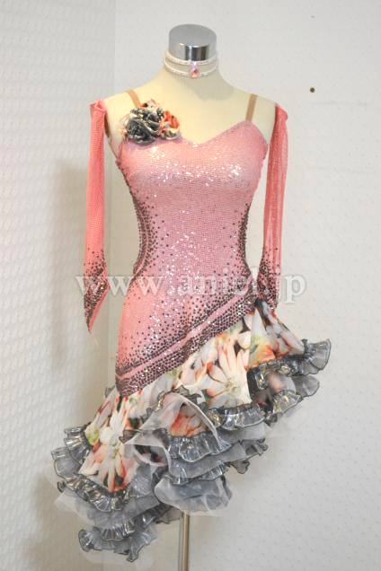 L2310・ピンク花柄