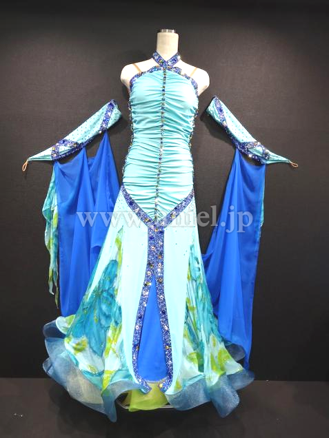 M3203・【Michelini】水色&ターコイズブルー