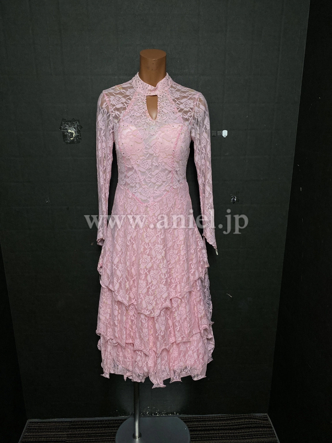 ピンクワンピース4365【中古】