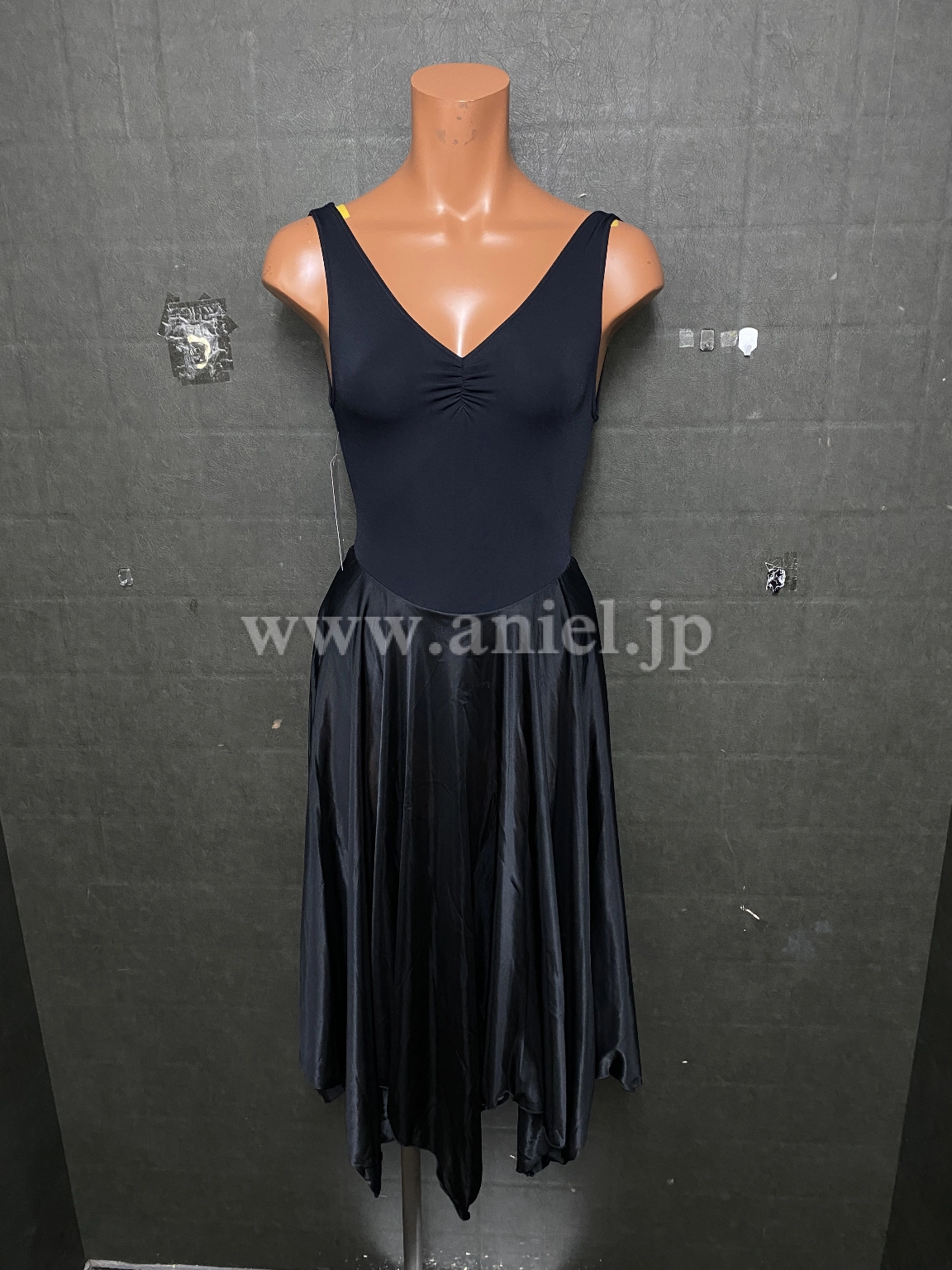【チャコット】黒ワンピース4337【中古】