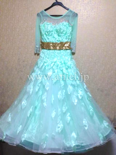 M2541・ペパーミントグリーン・※試着不可