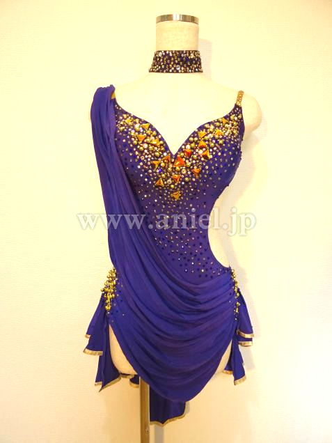 L3306・紫&ゴールド※試着不可