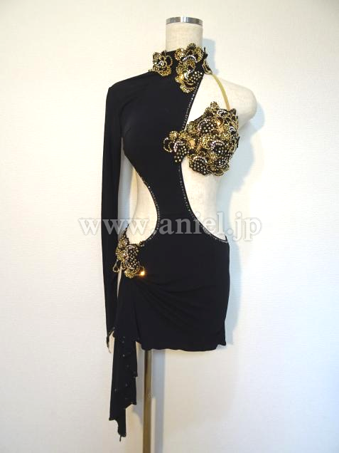 L3307・黒&ゴールド※試着不可