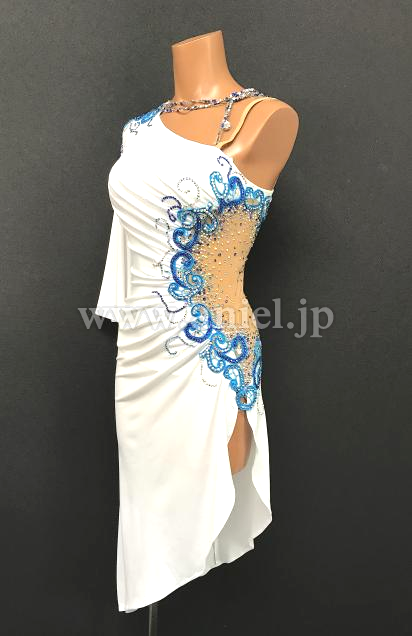 L6334・【チャコット】白&青