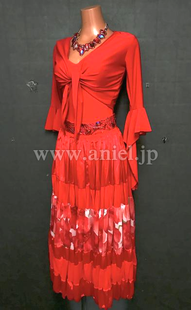 L7143・赤パソドレス※試着不可