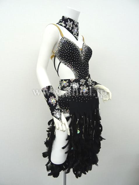 L3876・黒羽根※試着不可